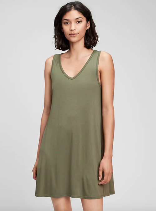 Sleeveless Swing Dress